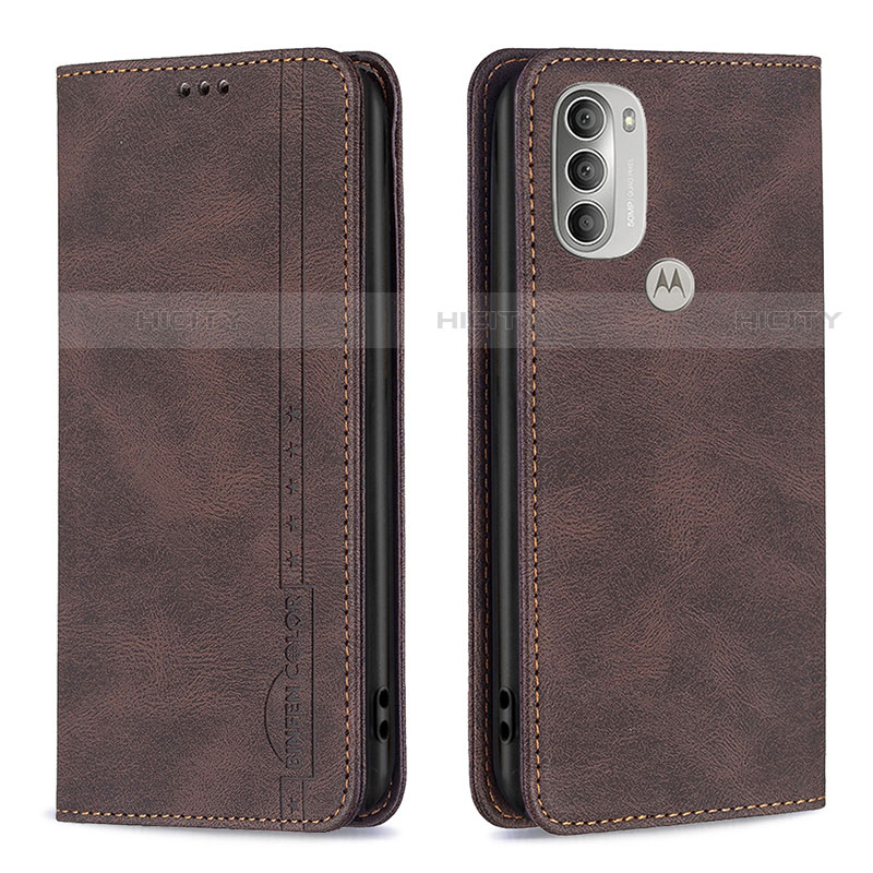 Funda de Cuero Cartera con Soporte Carcasa B07F para Motorola Moto G51 5G