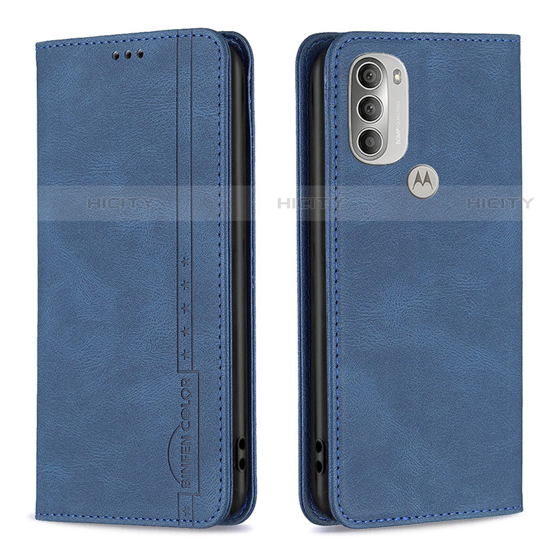 Funda de Cuero Cartera con Soporte Carcasa B07F para Motorola Moto G51 5G