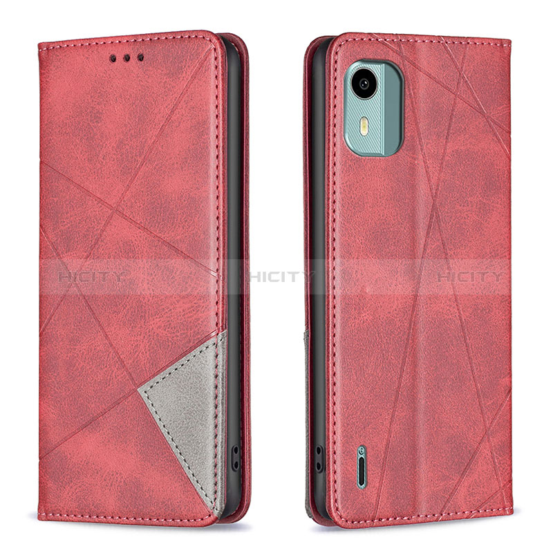 Funda de Cuero Cartera con Soporte Carcasa B07F para Nokia C12 Plus