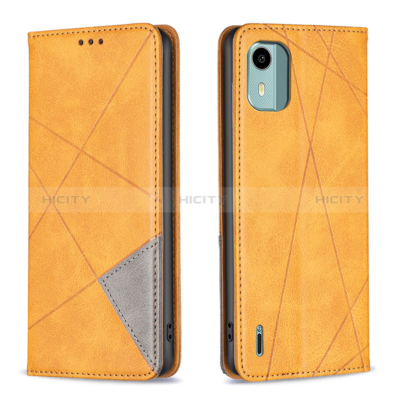 Funda de Cuero Cartera con Soporte Carcasa B07F para Nokia C12 Plus