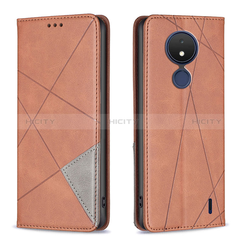 Funda de Cuero Cartera con Soporte Carcasa B07F para Nokia C21