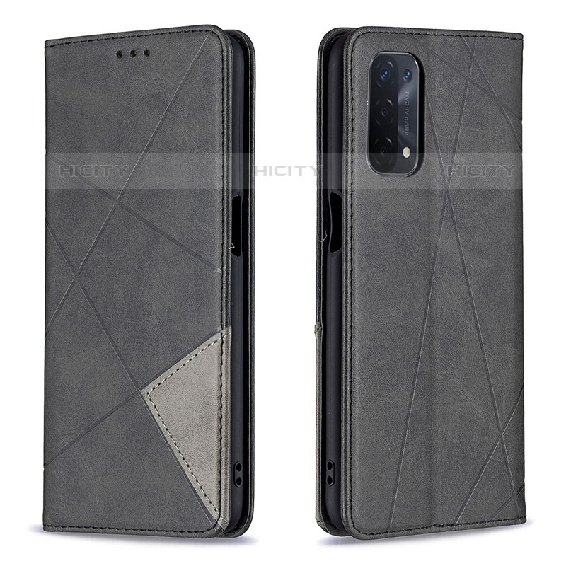 Funda de Cuero Cartera con Soporte Carcasa B07F para OnePlus Nord N200 5G Negro