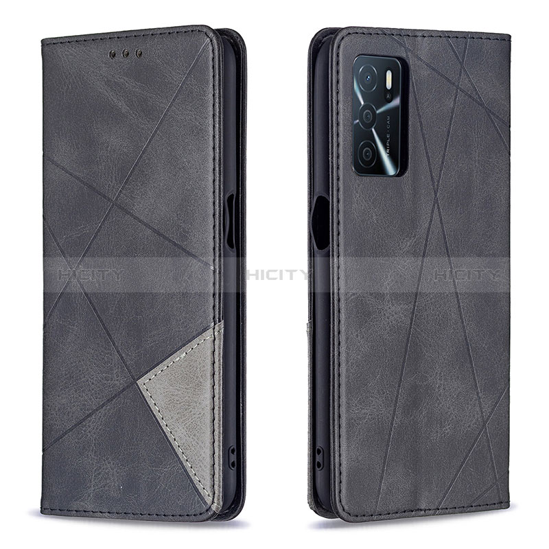 Funda de Cuero Cartera con Soporte Carcasa B07F para Oppo A16