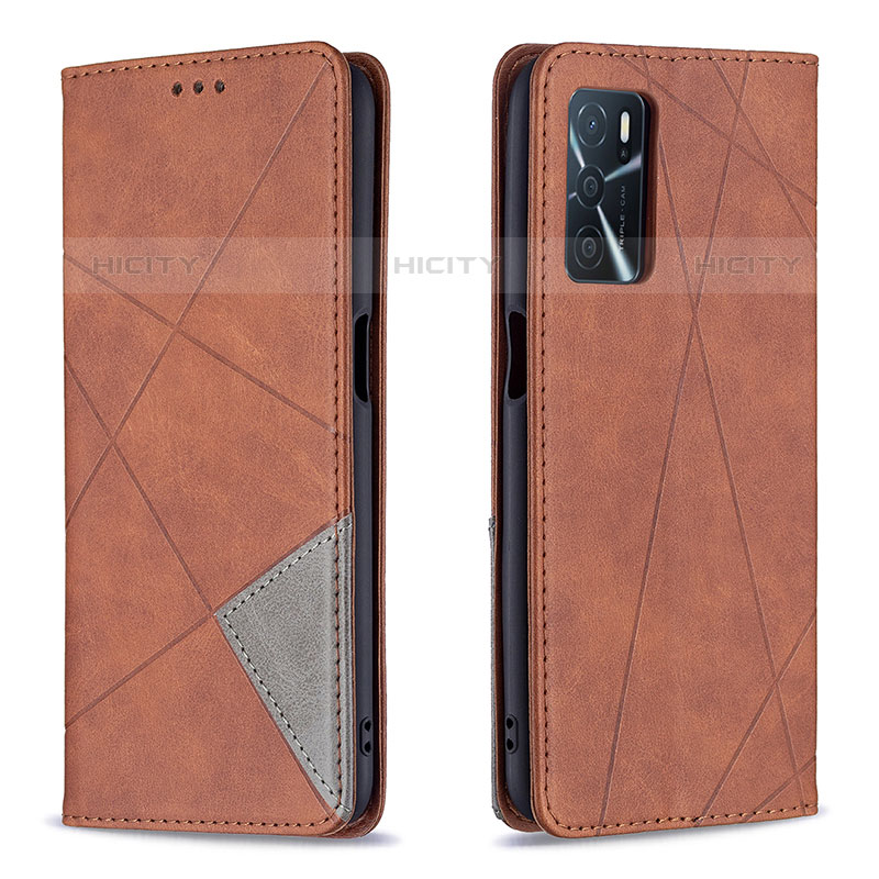 Funda de Cuero Cartera con Soporte Carcasa B07F para Oppo A16s