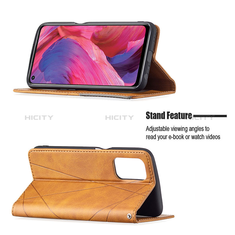 Funda de Cuero Cartera con Soporte Carcasa B07F para Oppo A54 5G