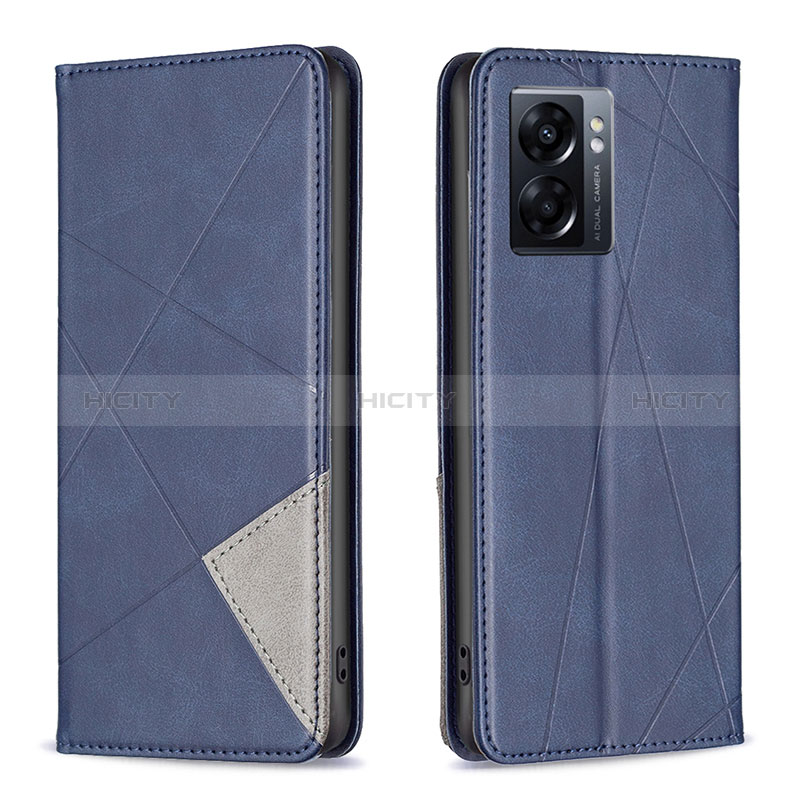 Funda de Cuero Cartera con Soporte Carcasa B07F para Oppo A57 5G