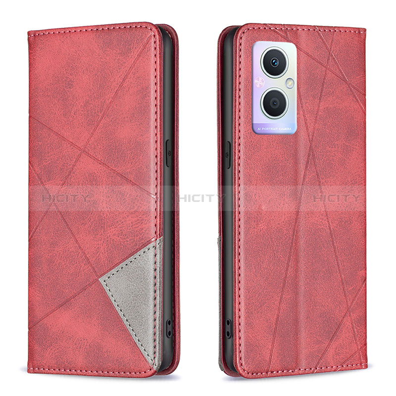 Funda de Cuero Cartera con Soporte Carcasa B07F para Oppo A96 5G