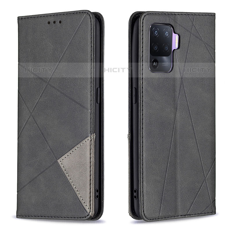 Funda de Cuero Cartera con Soporte Carcasa B07F para Oppo F19 Pro