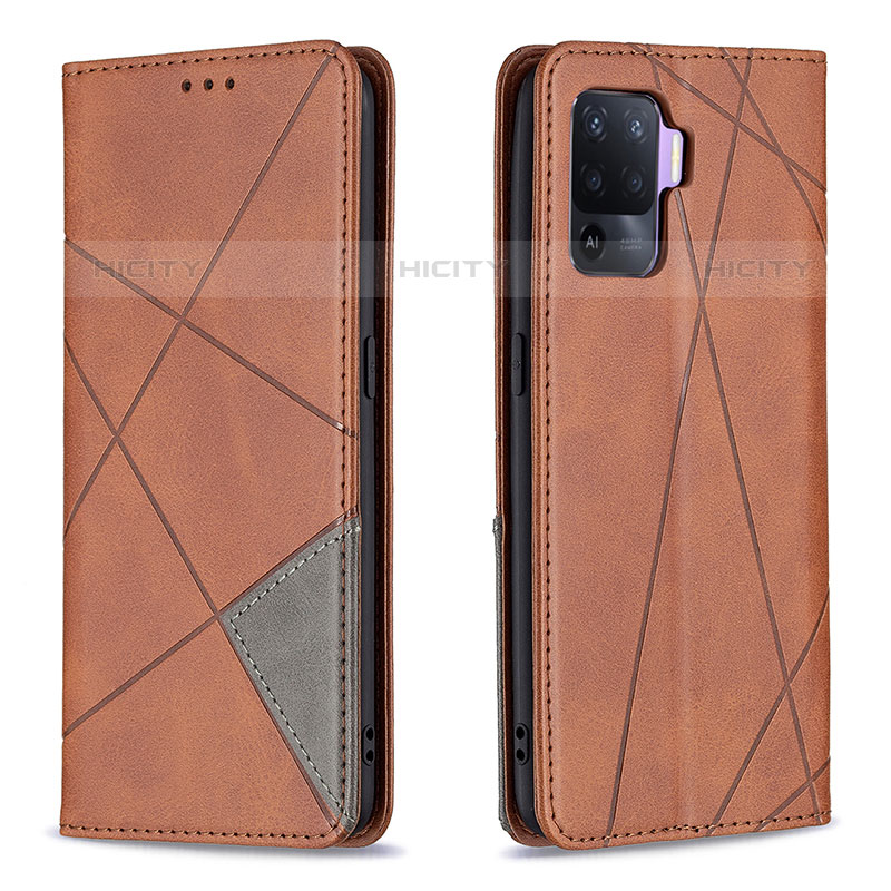 Funda de Cuero Cartera con Soporte Carcasa B07F para Oppo F19 Pro