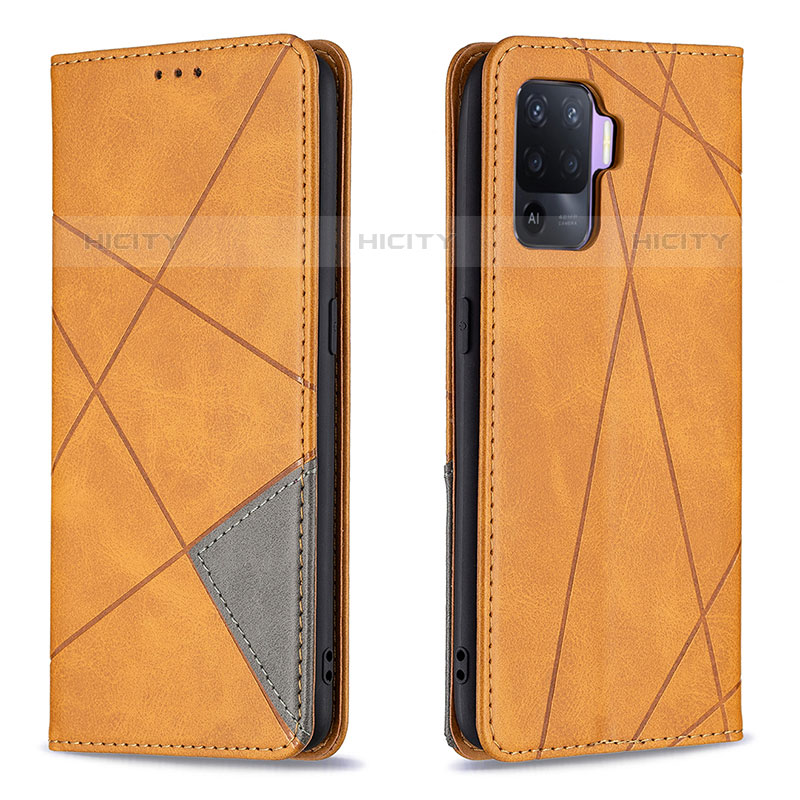 Funda de Cuero Cartera con Soporte Carcasa B07F para Oppo F19 Pro