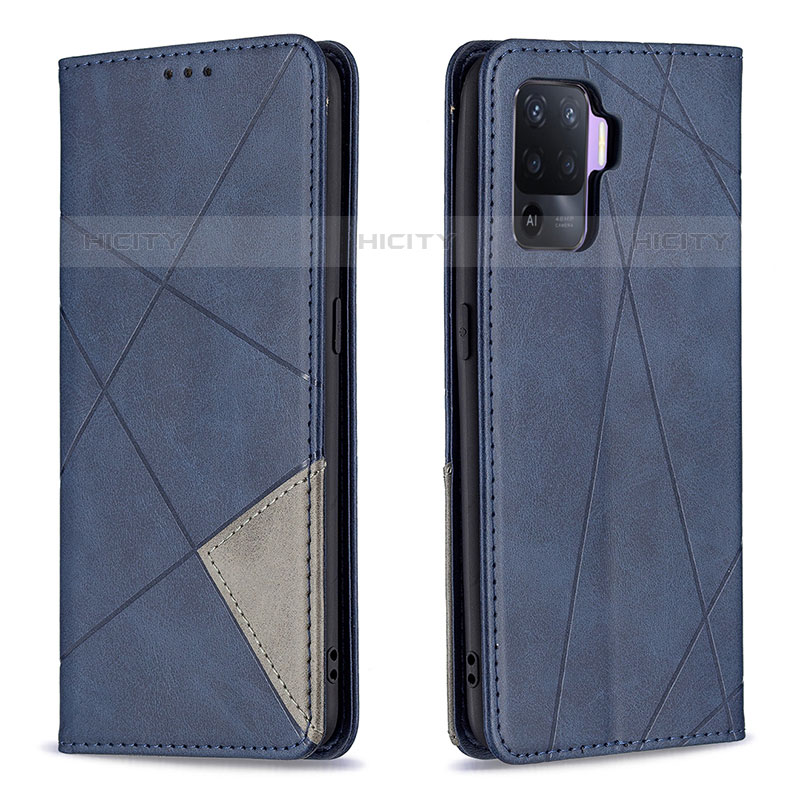 Funda de Cuero Cartera con Soporte Carcasa B07F para Oppo F19 Pro