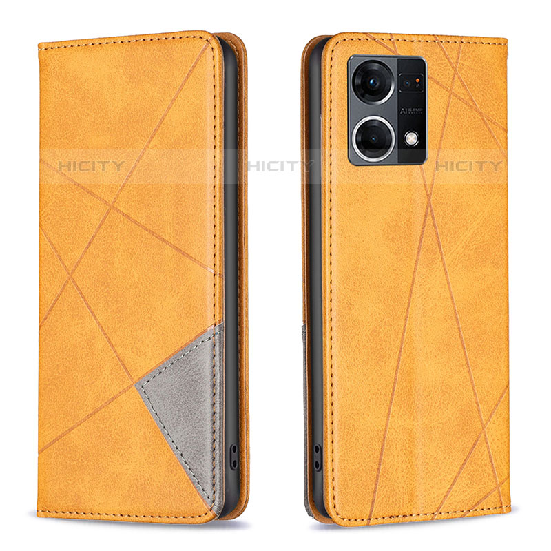 Funda de Cuero Cartera con Soporte Carcasa B07F para Oppo F21s Pro 4G