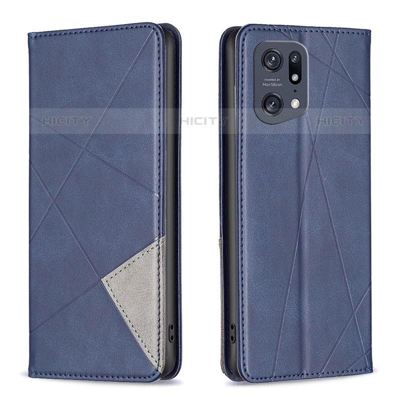 Funda de Cuero Cartera con Soporte Carcasa B07F para Oppo Find X5 Pro 5G