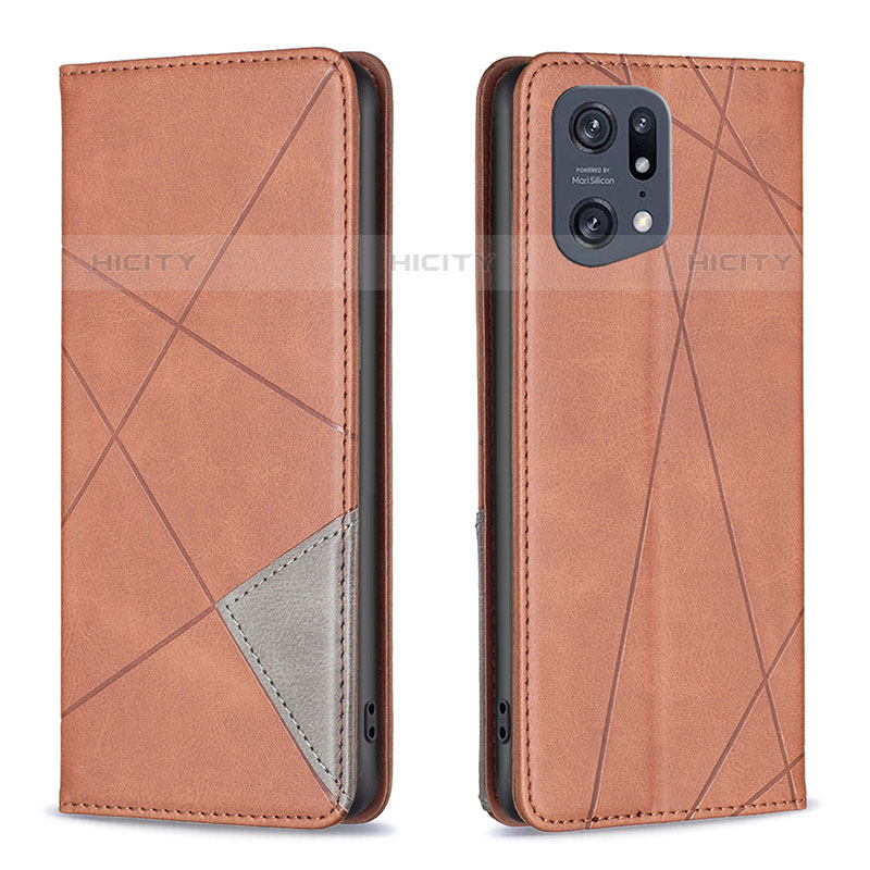 Funda de Cuero Cartera con Soporte Carcasa B07F para Oppo Find X5 Pro 5G