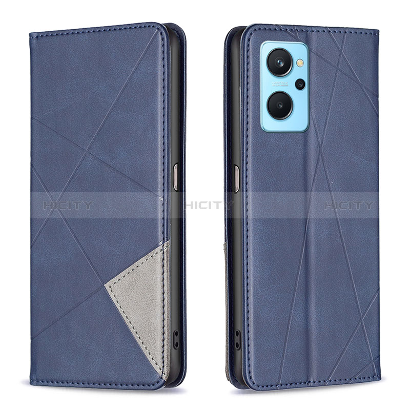 Funda de Cuero Cartera con Soporte Carcasa B07F para Oppo K10 4G Azul