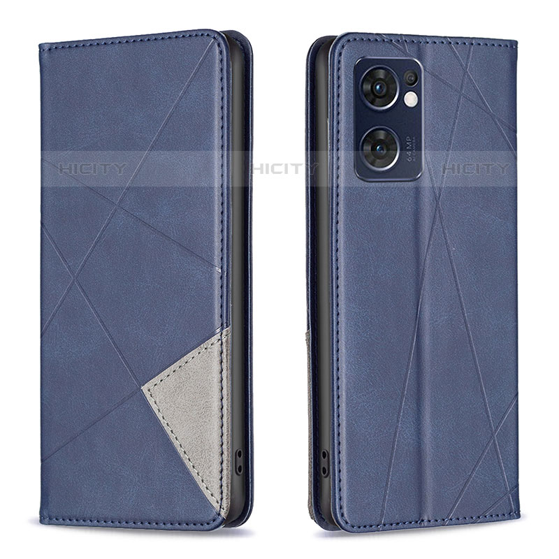 Funda de Cuero Cartera con Soporte Carcasa B07F para Oppo Reno7 5G