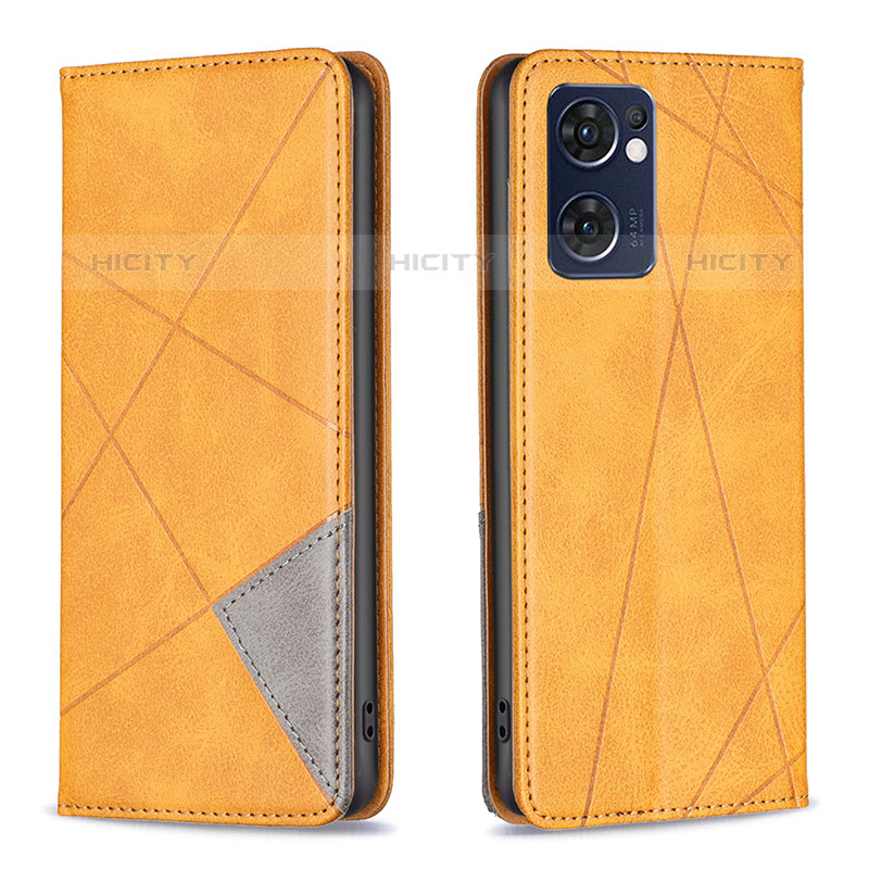 Funda de Cuero Cartera con Soporte Carcasa B07F para Oppo Reno7 5G