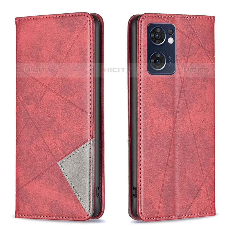 Funda de Cuero Cartera con Soporte Carcasa B07F para Oppo Reno7 5G