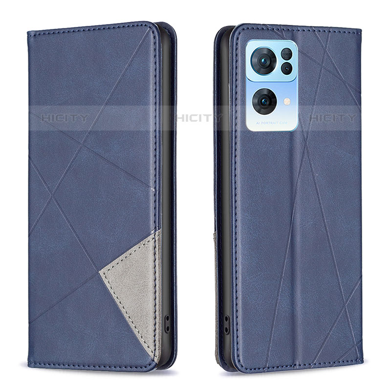 Funda de Cuero Cartera con Soporte Carcasa B07F para Oppo Reno7 Pro 5G