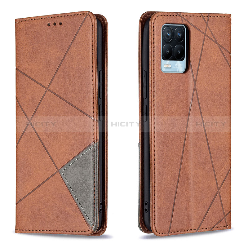 Funda de Cuero Cartera con Soporte Carcasa B07F para Realme 8 4G