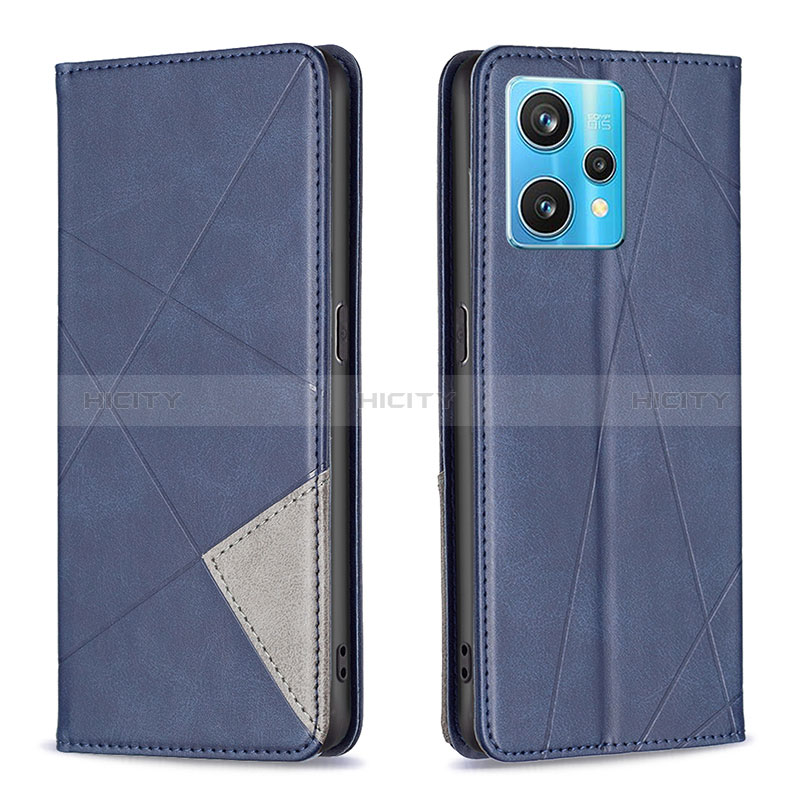 Funda de Cuero Cartera con Soporte Carcasa B07F para Realme 9 4G Azul