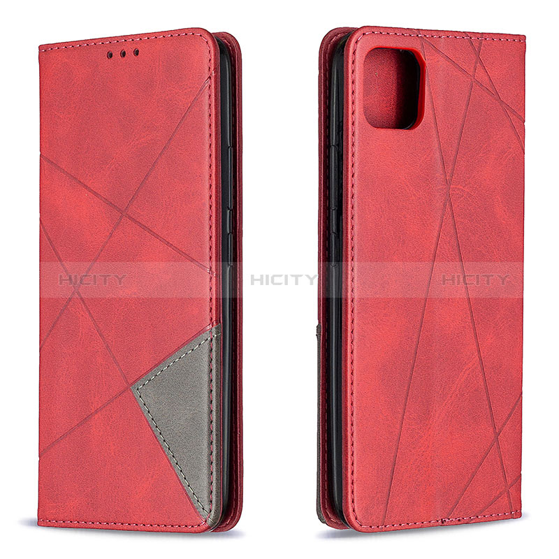 Funda de Cuero Cartera con Soporte Carcasa B07F para Realme C11 (2021) Rojo