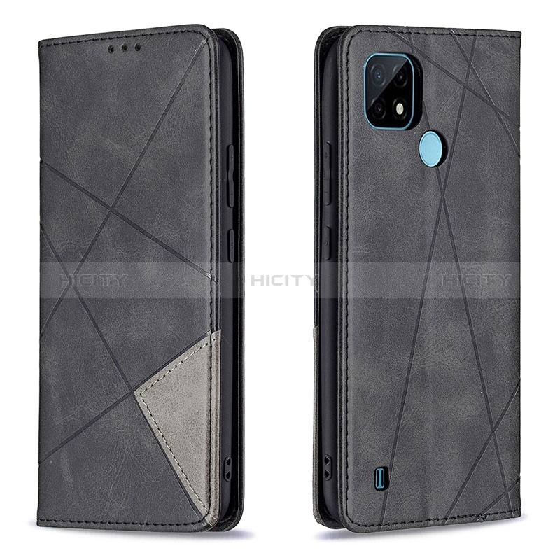 Funda de Cuero Cartera con Soporte Carcasa B07F para Realme C21