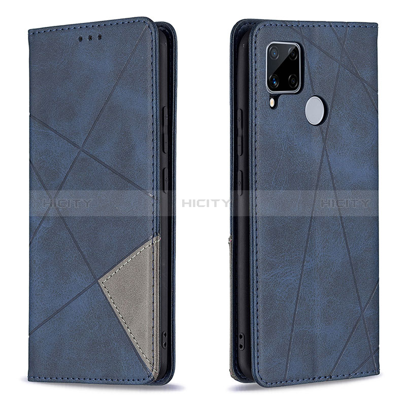 Funda de Cuero Cartera con Soporte Carcasa B07F para Realme C25