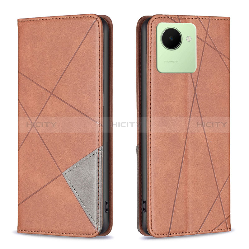 Funda de Cuero Cartera con Soporte Carcasa B07F para Realme C30