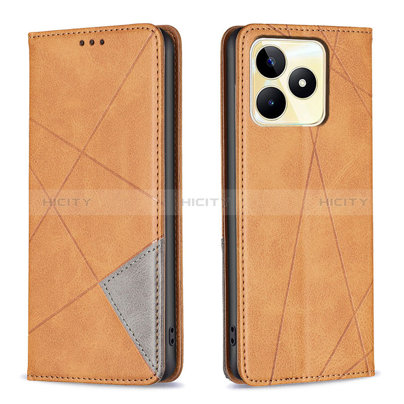 Funda de Cuero Cartera con Soporte Carcasa B07F para Realme C51