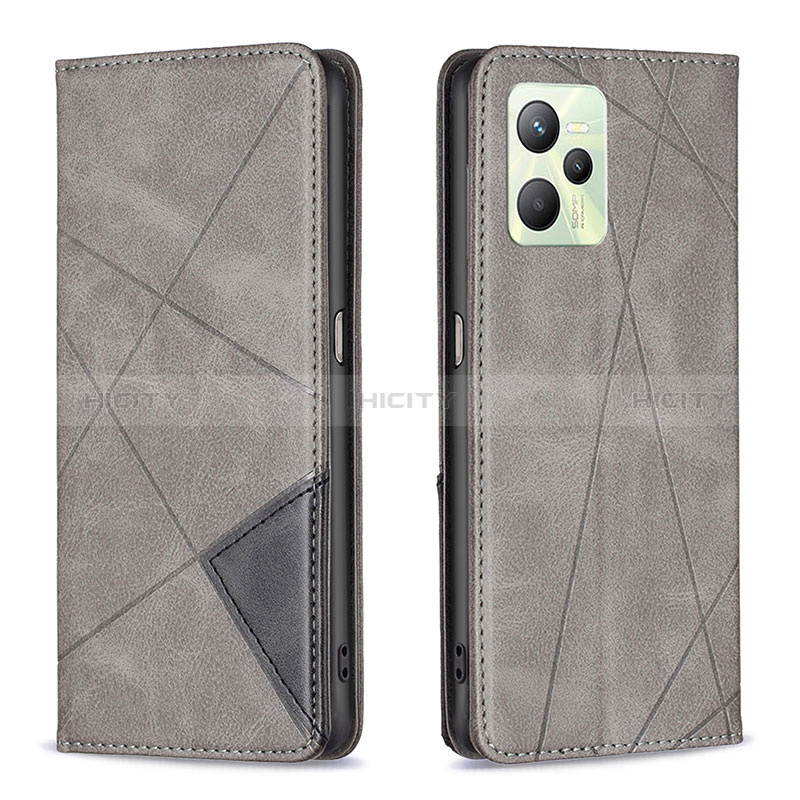 Funda de Cuero Cartera con Soporte Carcasa B07F para Realme Narzo 50A Prime