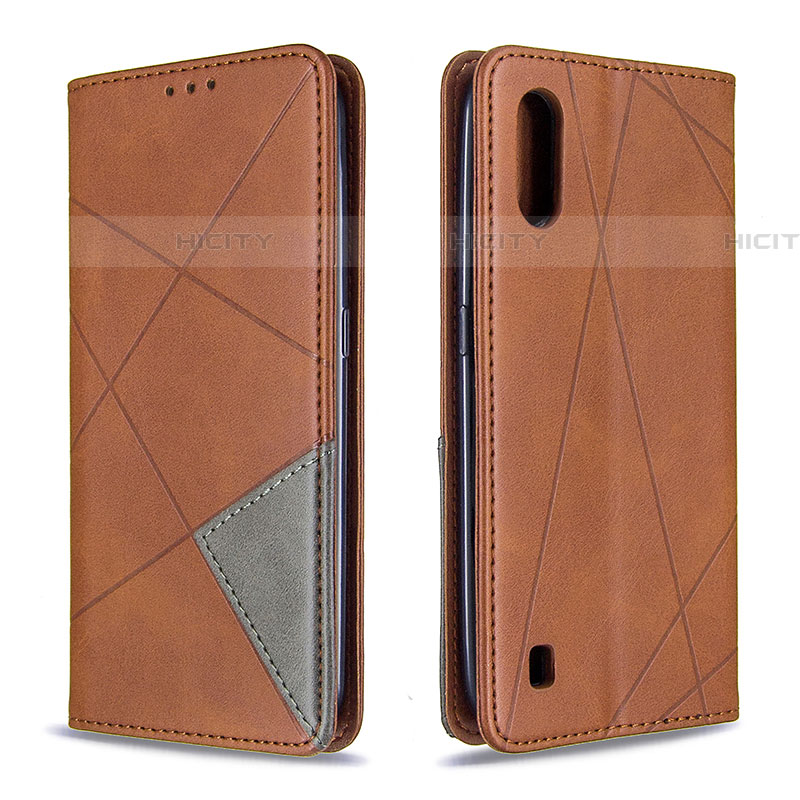 Funda de Cuero Cartera con Soporte Carcasa B07F para Samsung Galaxy A01 SM-A015