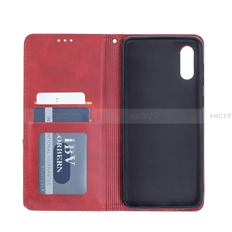 Funda de Cuero Cartera con Soporte Carcasa B07F para Samsung Galaxy A02