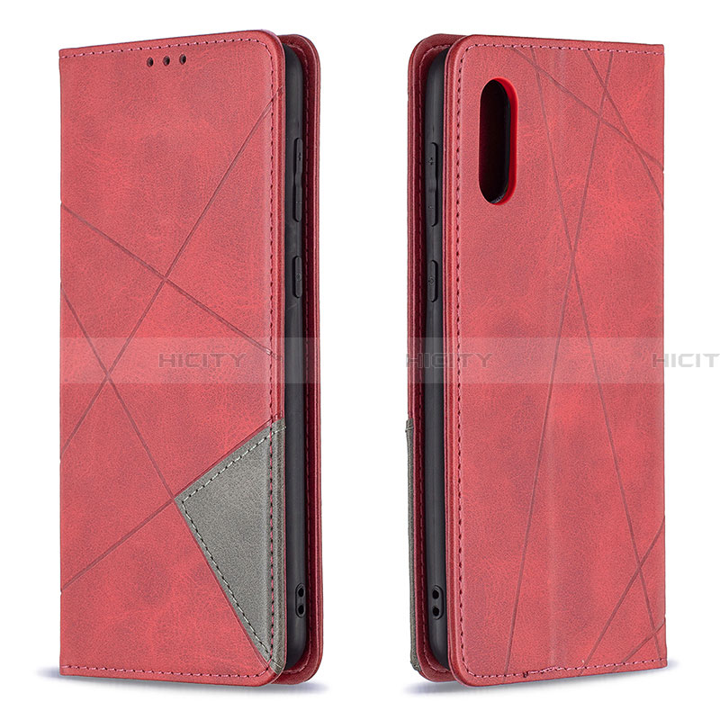 Funda de Cuero Cartera con Soporte Carcasa B07F para Samsung Galaxy A02