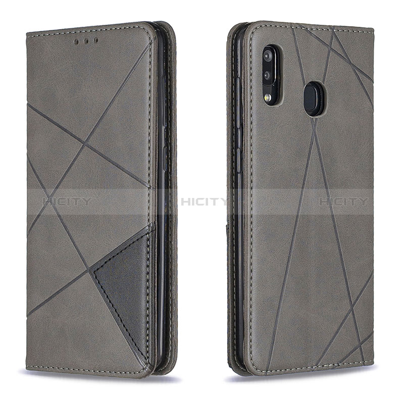 Funda de Cuero Cartera con Soporte Carcasa B07F para Samsung Galaxy A20