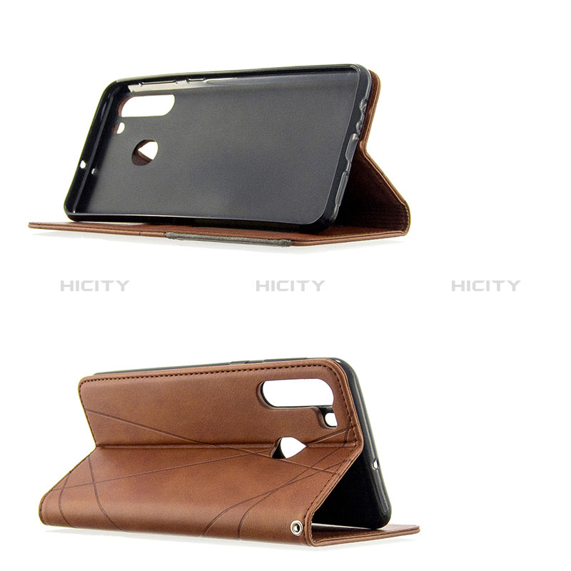 Funda de Cuero Cartera con Soporte Carcasa B07F para Samsung Galaxy A21