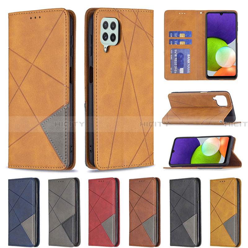 Funda de Cuero Cartera con Soporte Carcasa B07F para Samsung Galaxy A22 4G