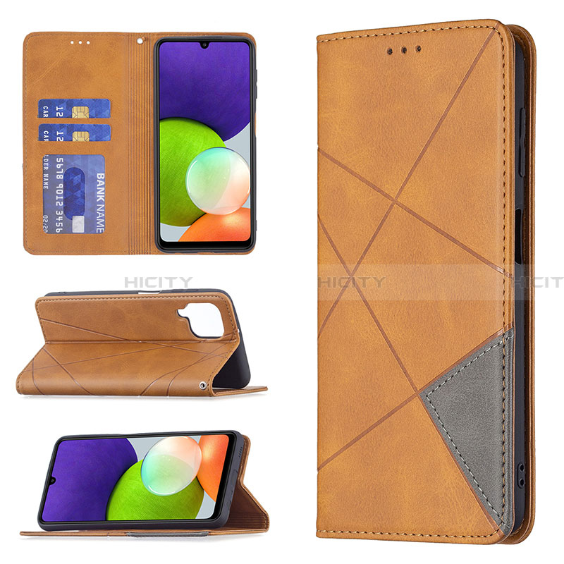 Funda de Cuero Cartera con Soporte Carcasa B07F para Samsung Galaxy A22 4G