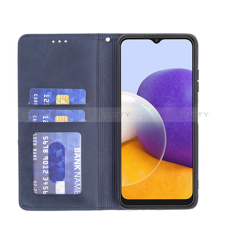 Funda de Cuero Cartera con Soporte Carcasa B07F para Samsung Galaxy A22s 5G