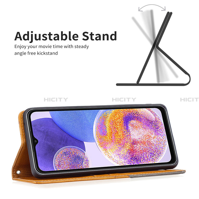 Funda de Cuero Cartera con Soporte Carcasa B07F para Samsung Galaxy A23 4G