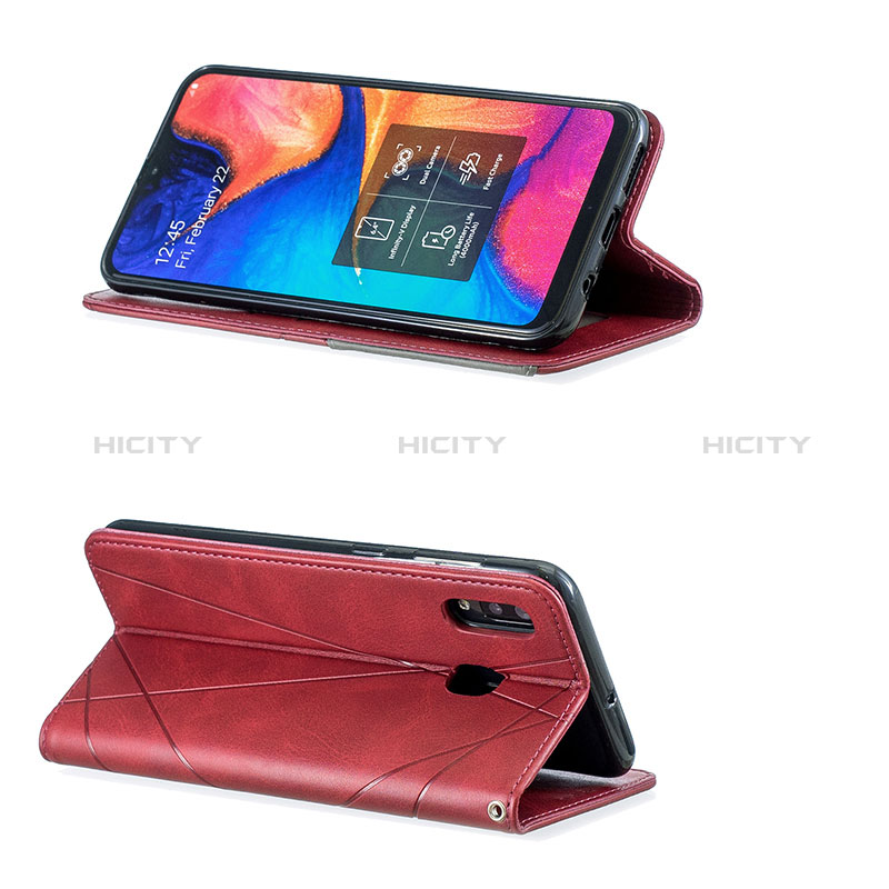 Funda de Cuero Cartera con Soporte Carcasa B07F para Samsung Galaxy A30