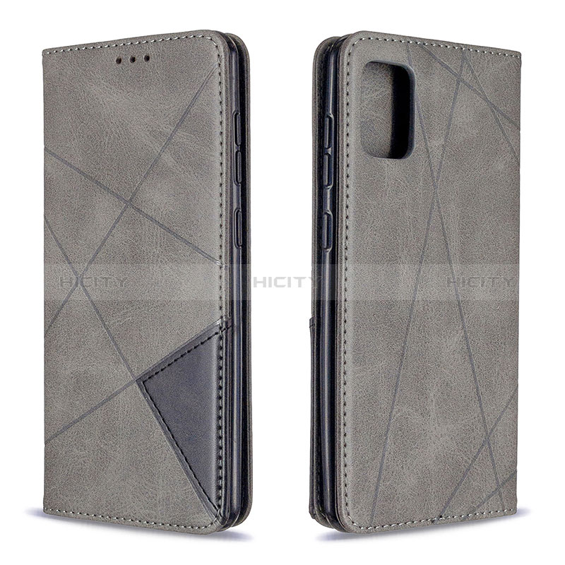 Funda de Cuero Cartera con Soporte Carcasa B07F para Samsung Galaxy A31 Gris