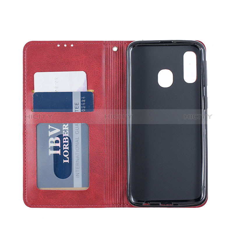 Funda de Cuero Cartera con Soporte Carcasa B07F para Samsung Galaxy A40