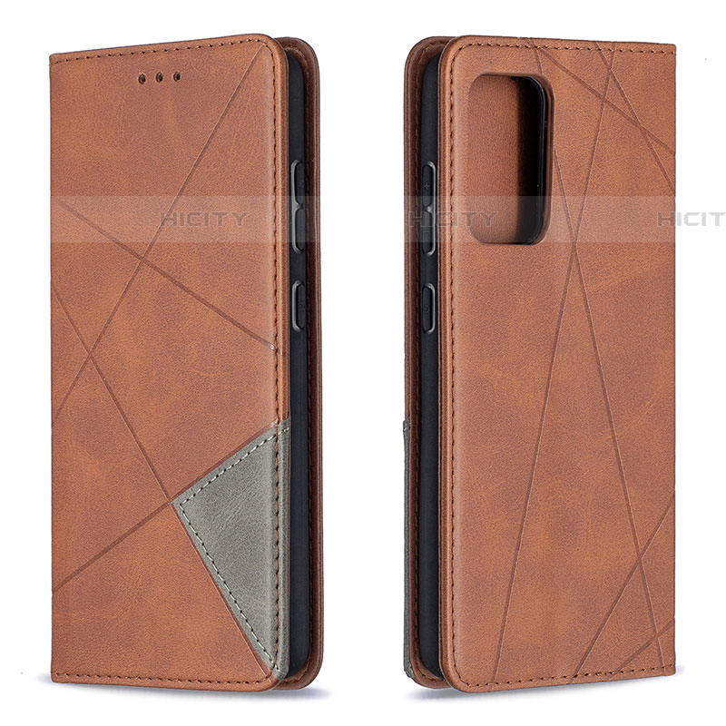 Funda de Cuero Cartera con Soporte Carcasa B07F para Samsung Galaxy A52 4G Marron