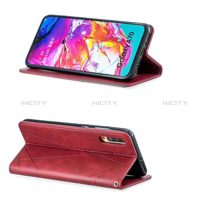 Funda de Cuero Cartera con Soporte Carcasa B07F para Samsung Galaxy A70