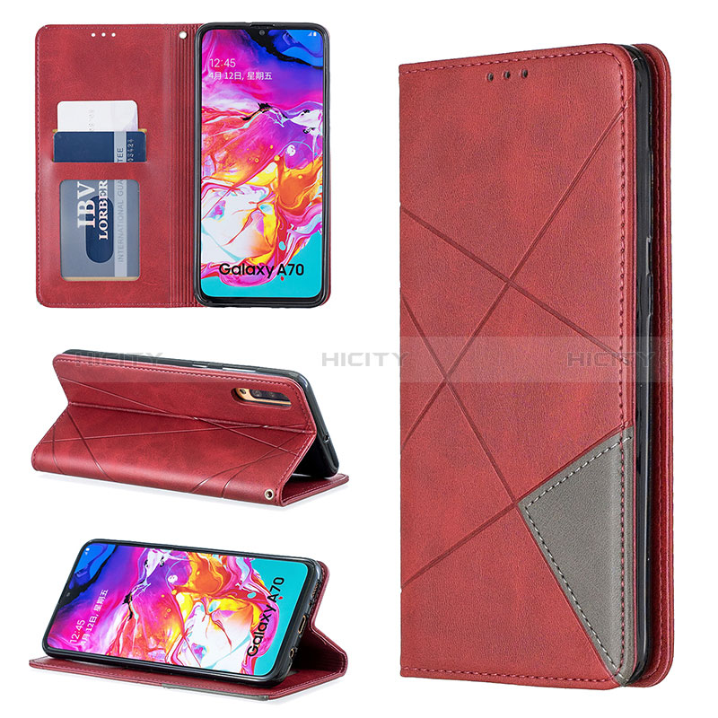 Funda de Cuero Cartera con Soporte Carcasa B07F para Samsung Galaxy A70