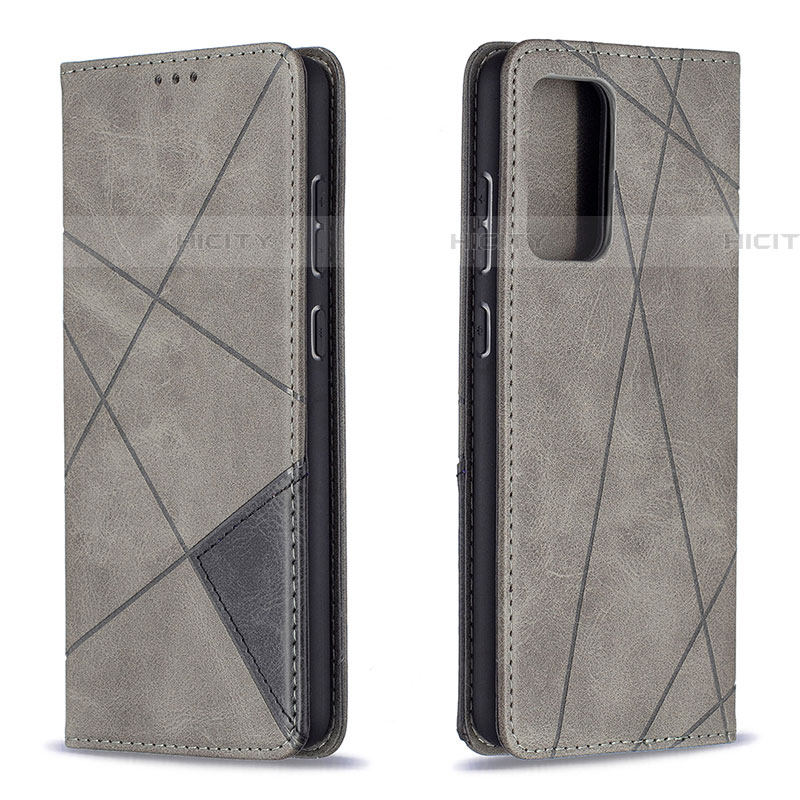 Funda de Cuero Cartera con Soporte Carcasa B07F para Samsung Galaxy A72 5G Gris