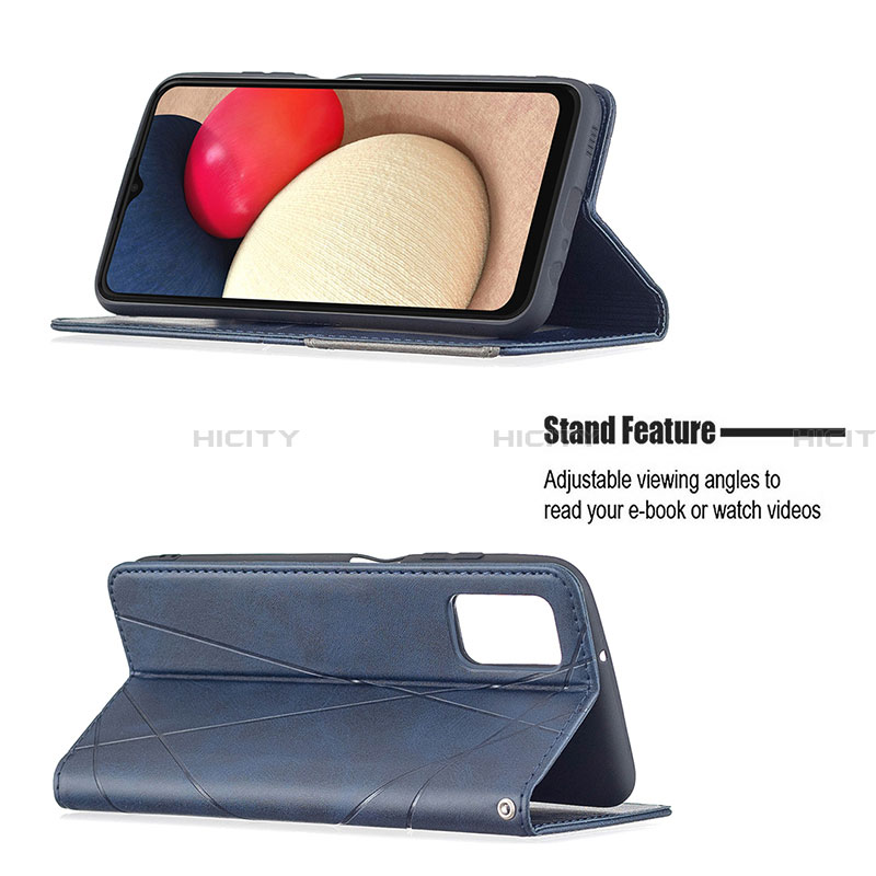 Funda de Cuero Cartera con Soporte Carcasa B07F para Samsung Galaxy F02S SM-E025F