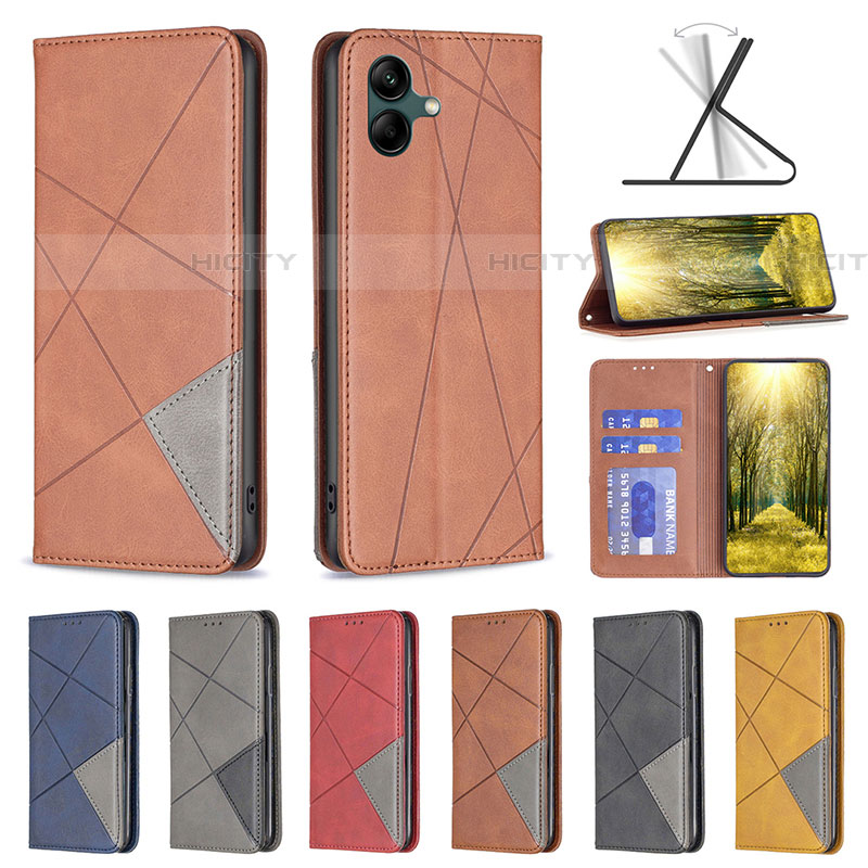 Funda de Cuero Cartera con Soporte Carcasa B07F para Samsung Galaxy F04