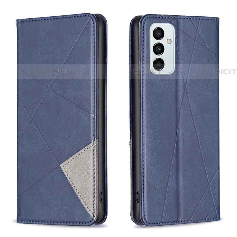 Funda de Cuero Cartera con Soporte Carcasa B07F para Samsung Galaxy F23 5G Azul